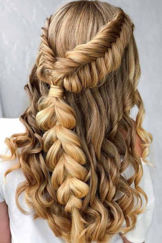 Braided Half Up Half Down Hairstyles picture2