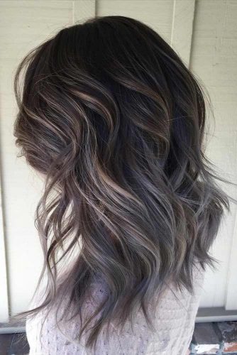 Silver and White Highlighted Hair picture2