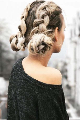 Cute Double Dutch Braids for Blonde Hair picture 2