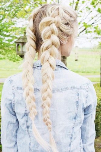 Cute Double Dutch Braids for Blonde Hair picture 2