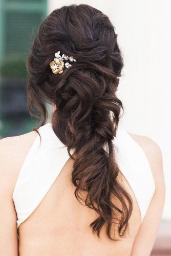 Half Up Half Down Wedding Hairstyles For A Bride picture 3