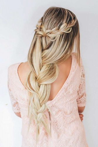 Boho Inspired Half Up Half Down Hairstyles picture 4