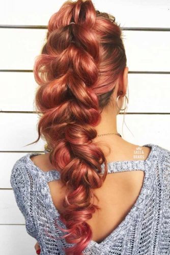 Trendy Pull Through Braid Hairstyles picture 2