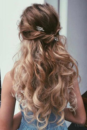 18 Nice Holiday Half Up Hairstyles For Long Hair Lovehairstyles Com