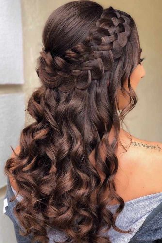 18 Nice Holiday Half Up Hairstyles For Long Hair Lovehairstyles Com