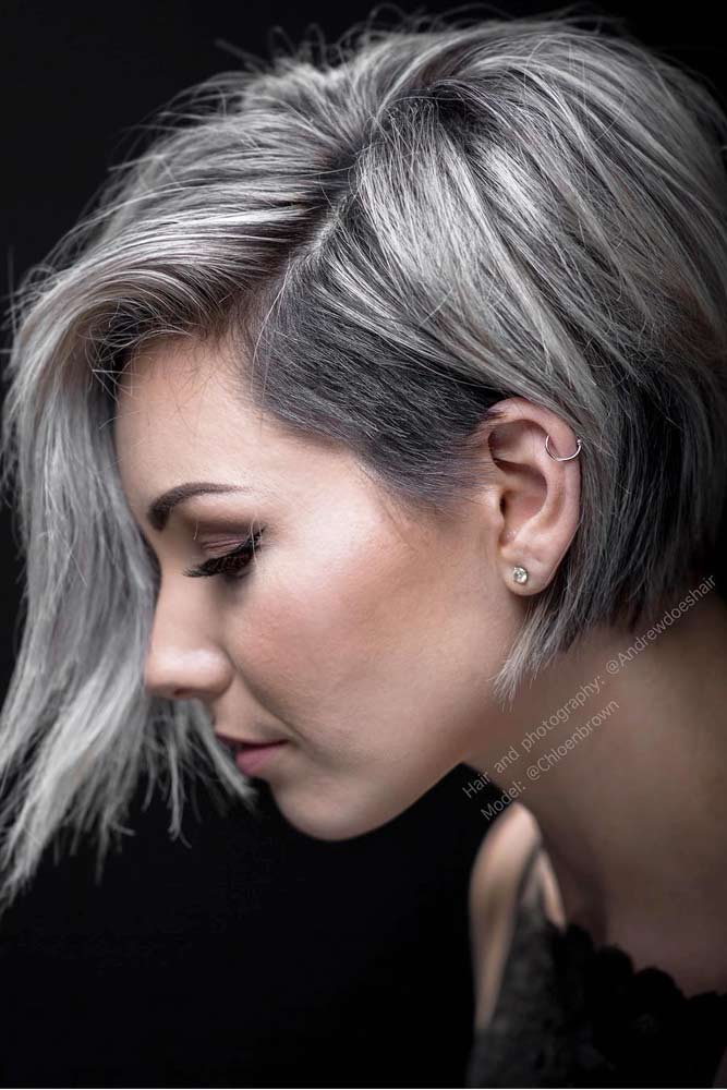 33 Short Grey Hair Cuts And Styles Lovehairstyles Com