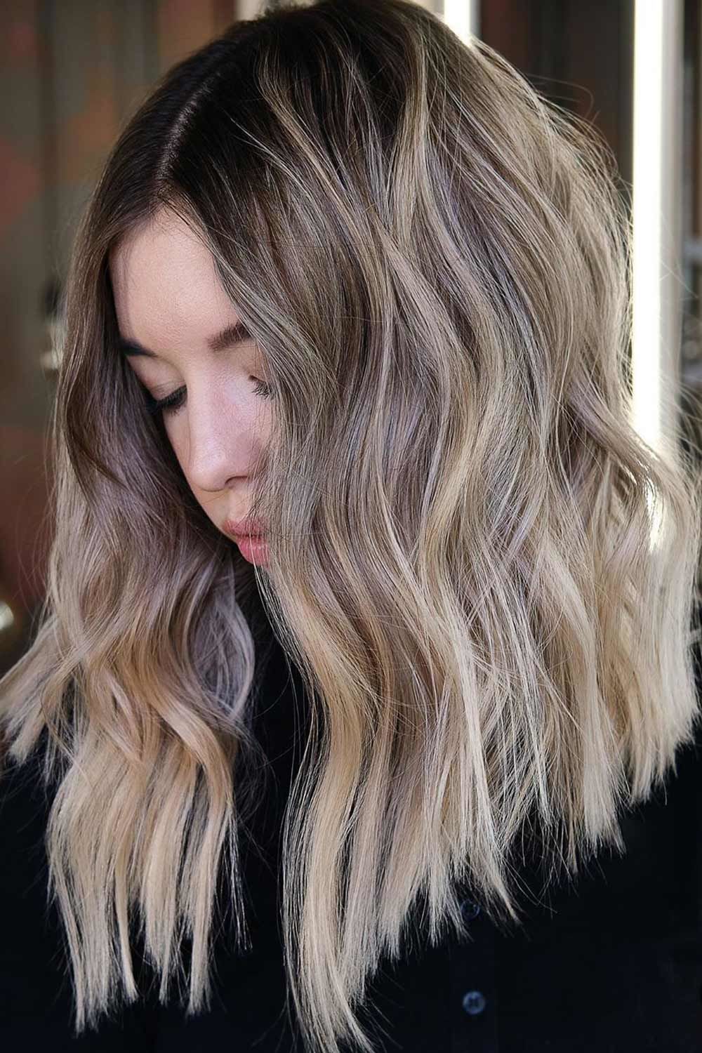 Dark Roots Blonde Hair