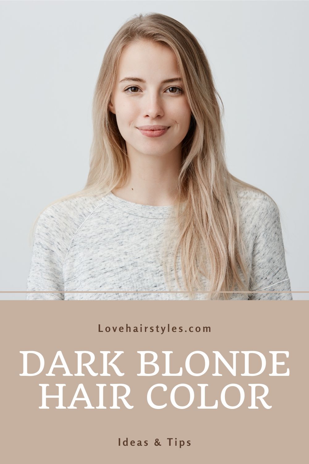 what is the next darker color after dark blonde hair?