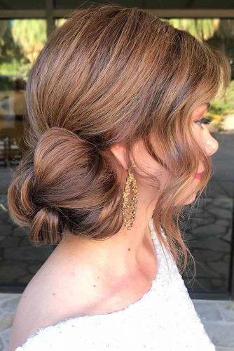 Simple Side Low Buns #updo #bun