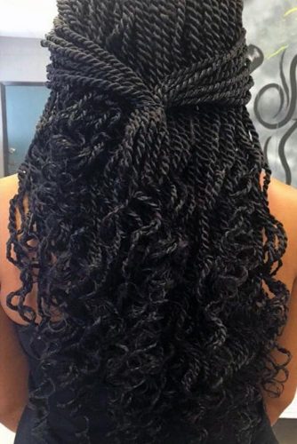 Loose Twist with Curls