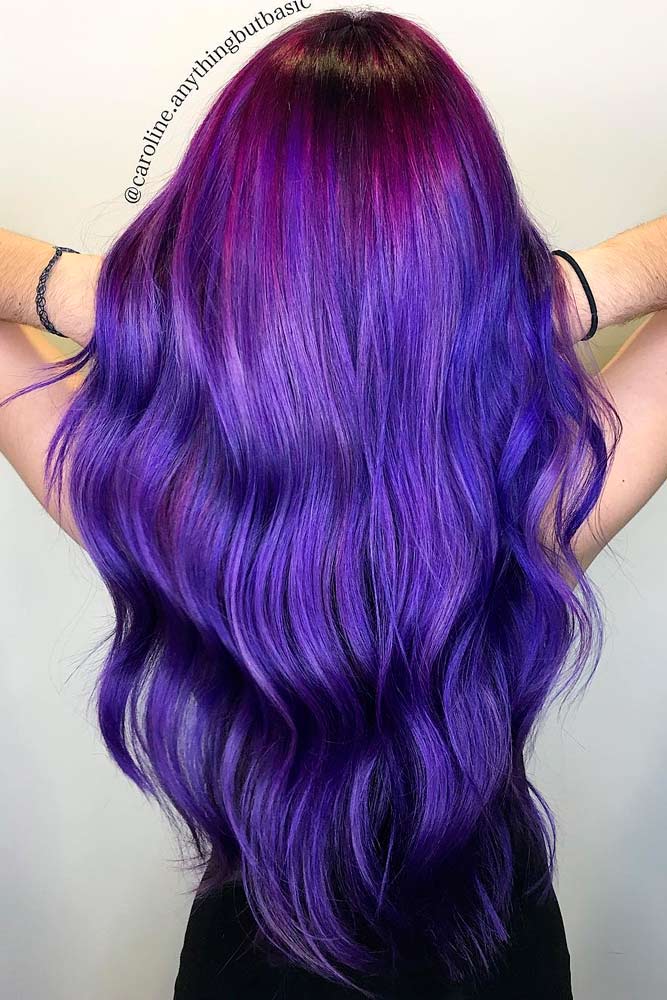 68 Tempting And Attractive Purple Hair Looks 