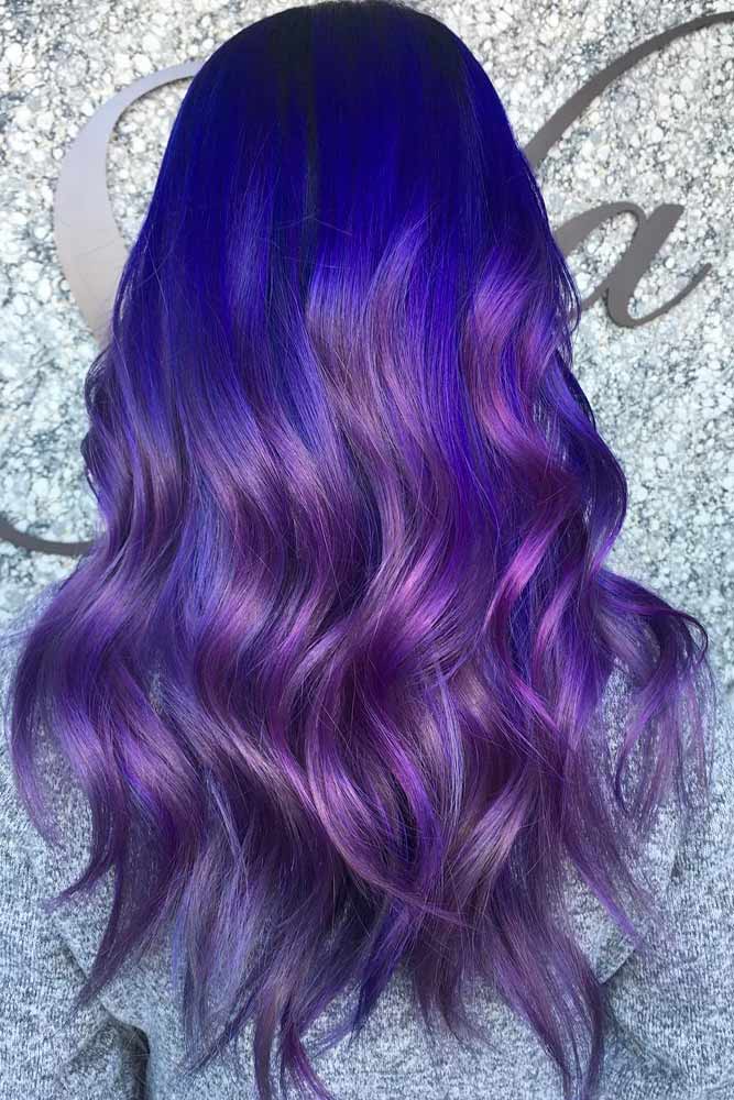 26 HQ Pictures Dark Blue Purple Hair : 23 Incredible Examples Of Blue Purple Hair In 2020