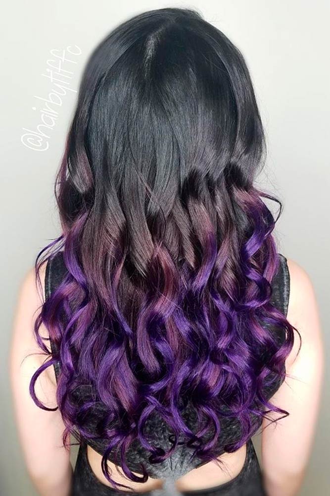 70 Tempting And Attractive Purple Hair Looks Lovehairstyles Com