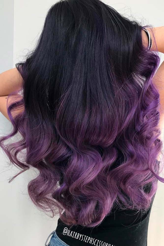 Dark Ombre with Purple Shades picture 2