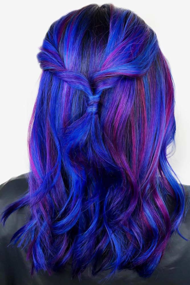 68 Tempting And Attractive Purple Hair Looks Lovehairstyles Com