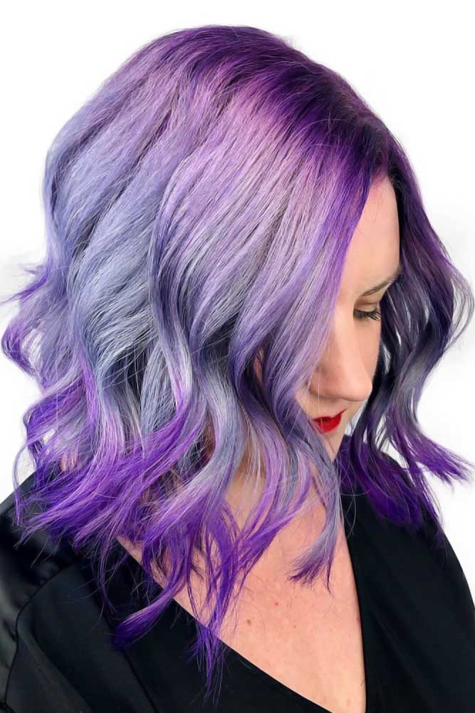 Cool Purple Hair For Brave Girl #purplehair