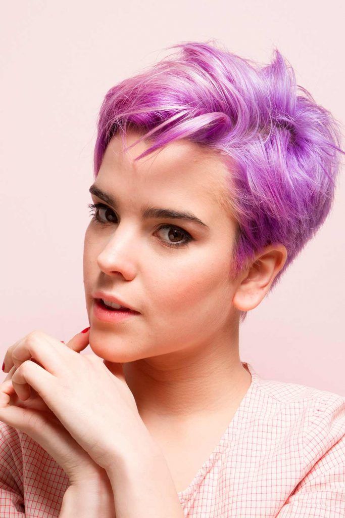 Amazing Light Purple Pixie #pixiecut