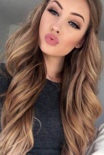 Light Brown Hair With Highlights