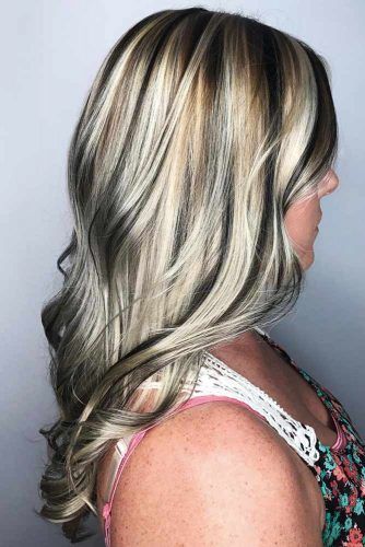 Dark Brown Hair With Chunky Highlights Find Your Perfect Hair Style