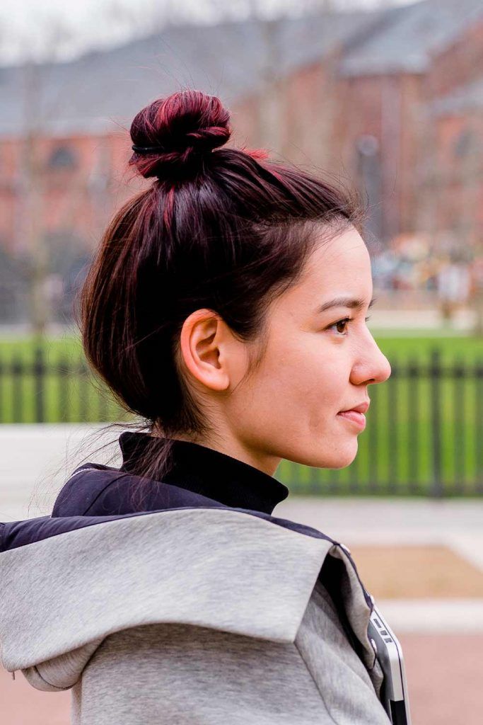 Classic Top Knot Hairstyle