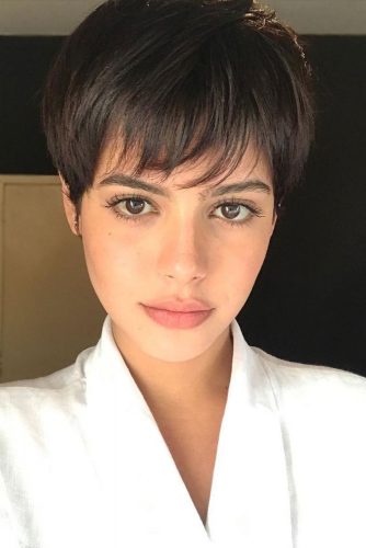 Pixie Fringe Long Hair