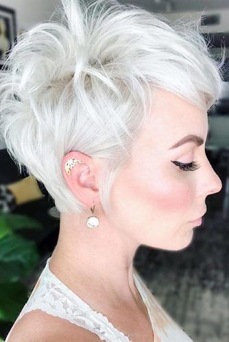 platinum blonde pixie haircut  which haircut suits my face