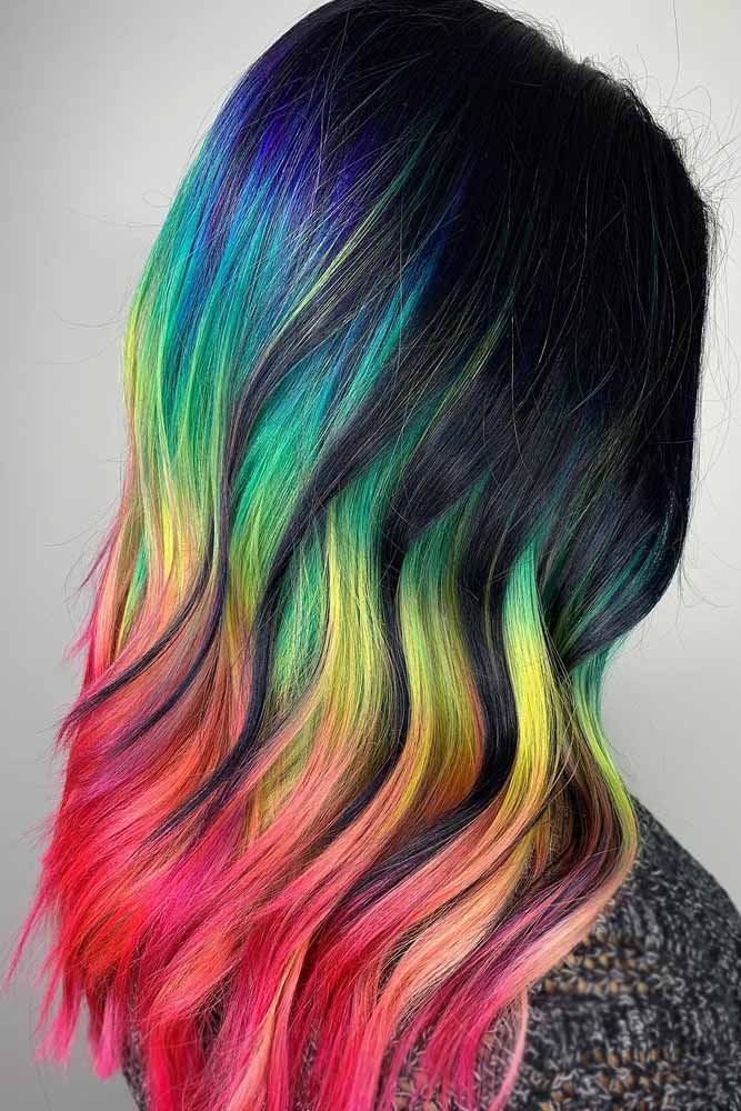 50 Fabulous Rainbow Hair Color Ideas | LoveHairStyles.com