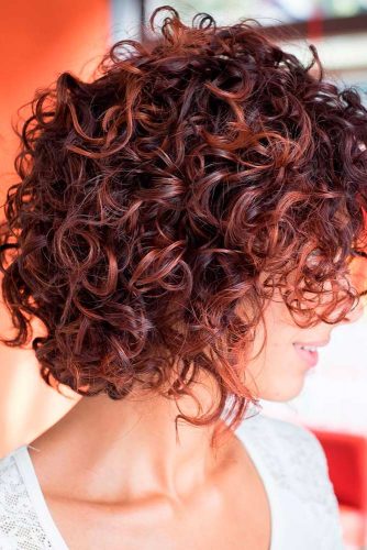 Short Curly Hairstyles - Winter Haircuts Best Styles