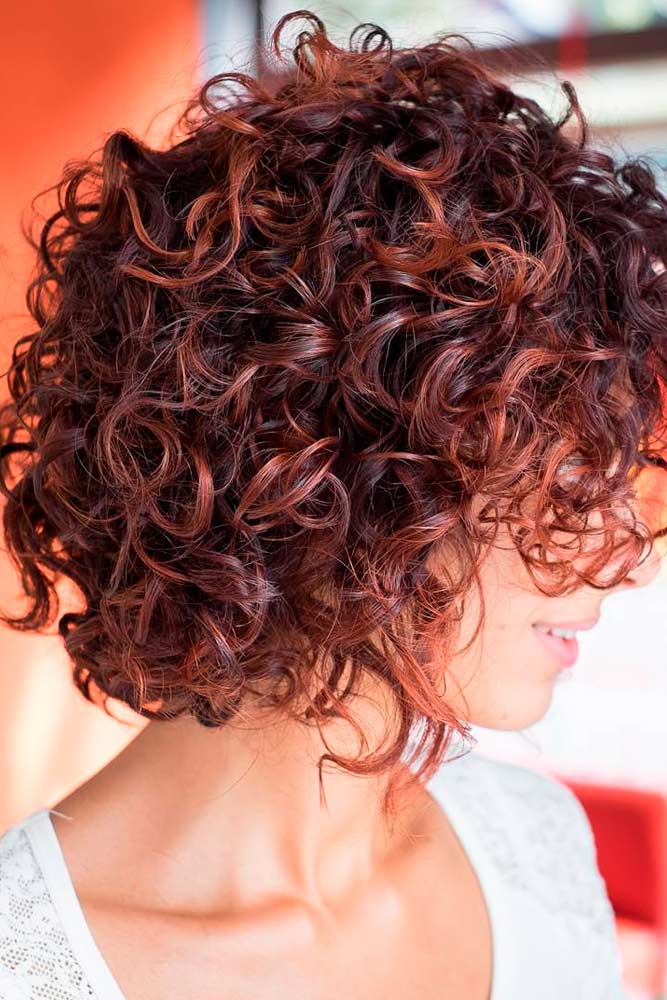 Curly Hair Red Highlights 20 Sexy Dark Red Hair Ideas For 2021 The