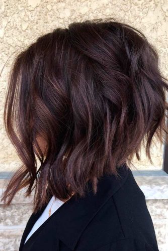 Chin Length Curly Bob for Women