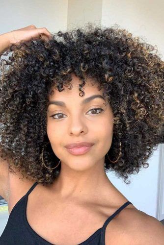 Bangs Short Hairstyles For Naturally Curly Hair Over 50 2019