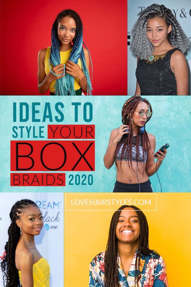 Ideas To Style Your Box Braids