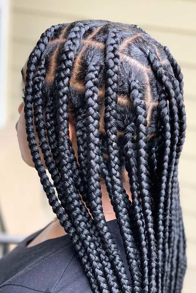 Knotless Box Braids Big Size - Internet hassuttelia