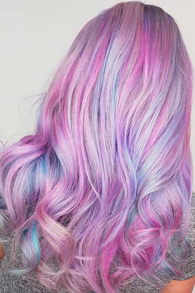 40 Wonderful Cotton Candy Hair Ideas