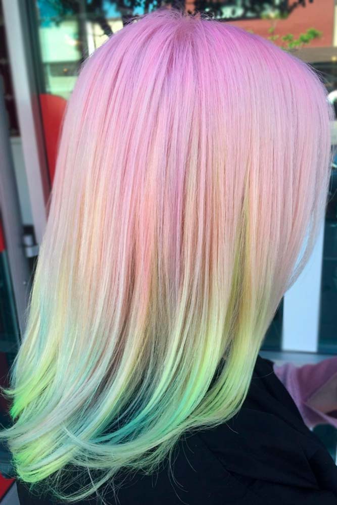 40 Wonderful Cotton Candy Hair Ideas