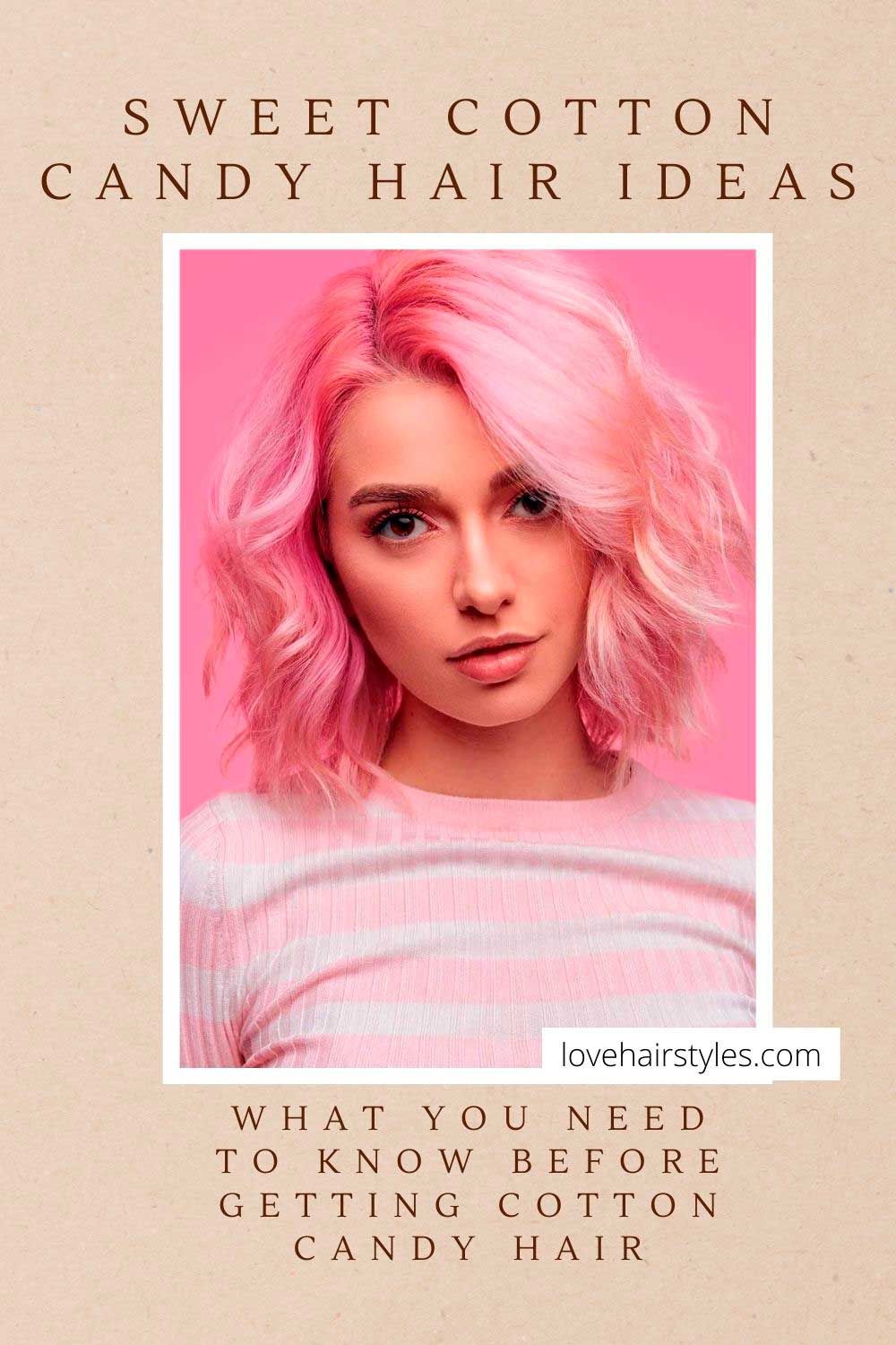 14 Wonderful Cotton Candy Hair Ideas