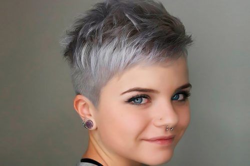 Cool Ways How to Wear Your Short Grey Hair