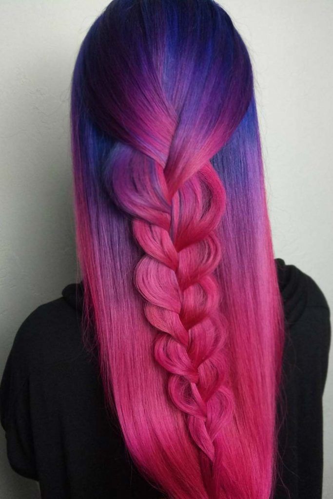 29 Inspirational Ideas To Braid Your Purple Hair | LoveHairStyles.com