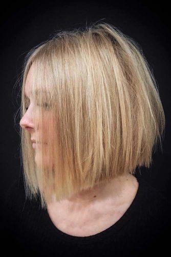 Straight Blonde Bob For Stylish Girls #bluntbob #bobhaircut #haircuts