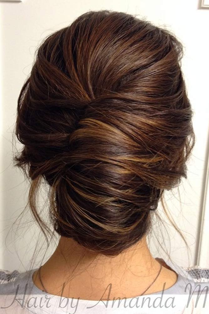 Undone Updos for Long Hair