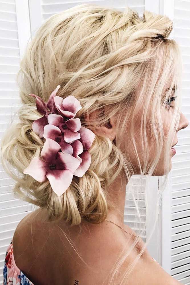 Flowered Hairdos #longhair #updos