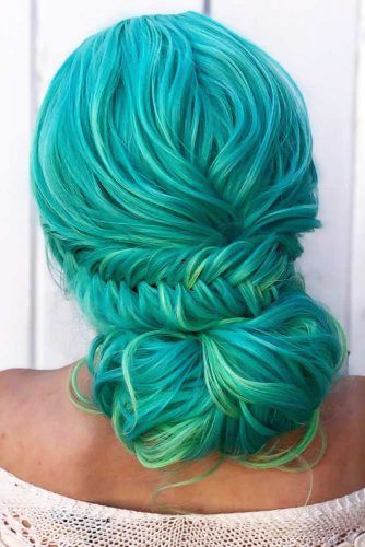 Fishtail Braided Hair Updos #updo #longhair