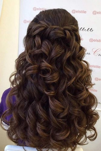 Bridesmaid Hairstyles for Brunette Girls picture2