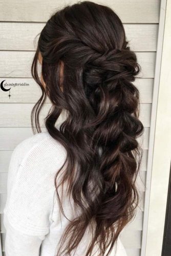 30 Chic Half Up Half Down Bridesmaid Hairstyles | LoveHairStyles.com