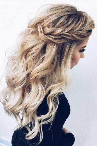 27 Chic Half Up Half Down Bridesmaid Hairstyles Lovehairstyles Com