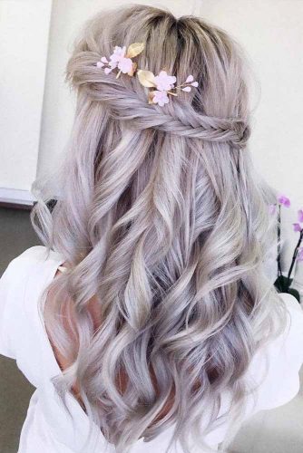 24 Chic Half Up Half Down Bridesmaid Hairstyles Lovehairstyles Com