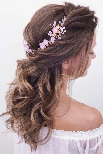 24 Chic Half Up Half Down Bridesmaid Hairstyles Lovehairstyles Com