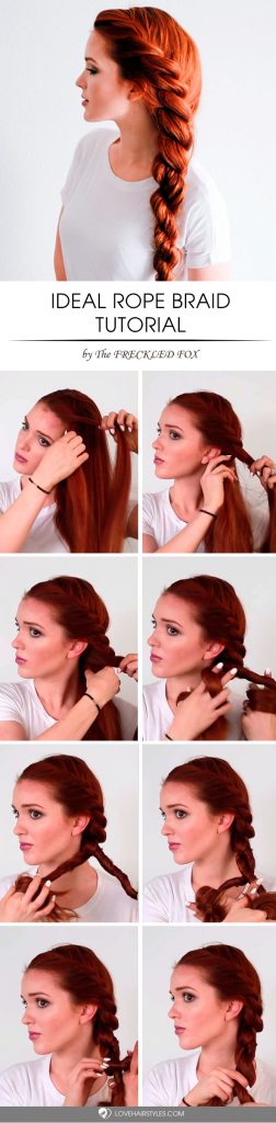 Ideal Rope Braid Hair Tutorial