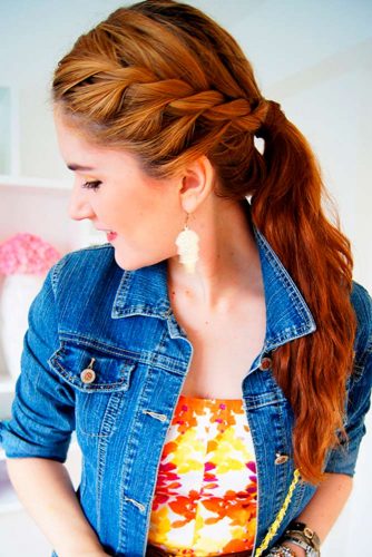 Braided Low Ponytails #braids #ponytail