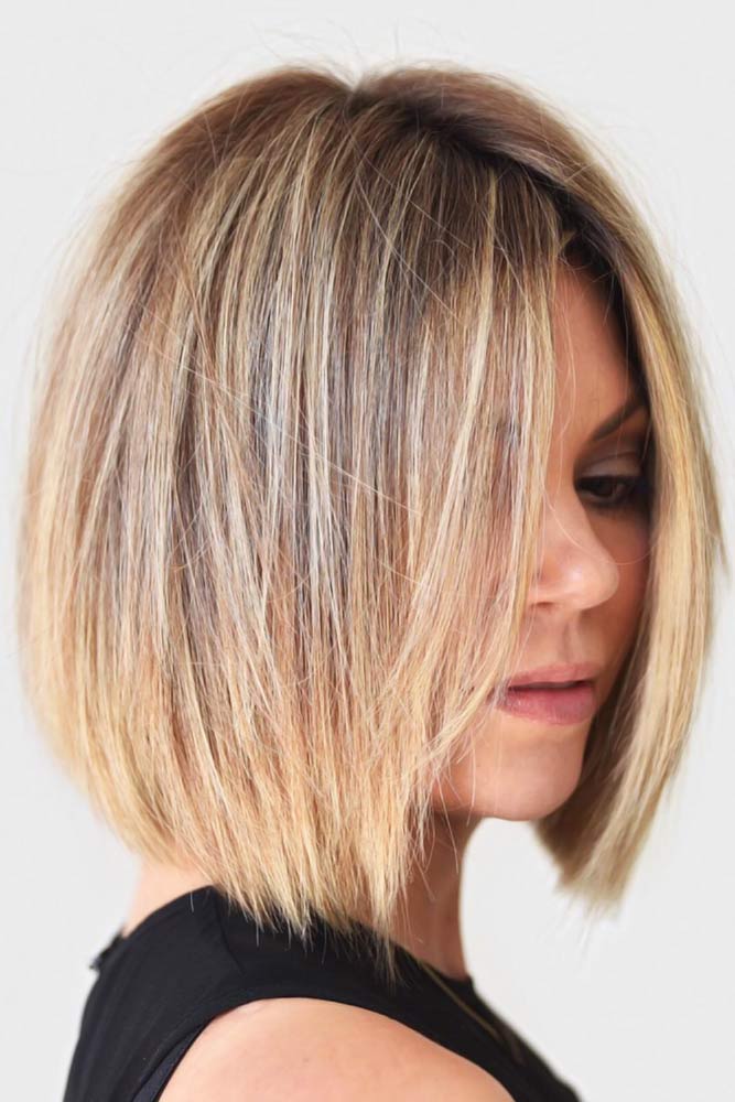 Rooty Blonde Bob #thinhair #hairtypes